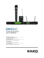 Предварительный просмотр 117 страницы Harman AKG DMS800 User Instructions