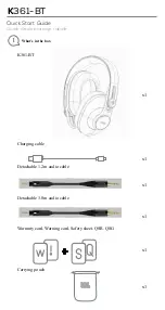 Preview for 2 page of Harman AKG K361 Quick Start Manual