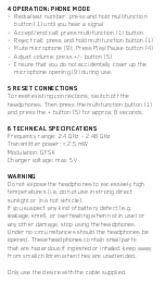 Preview for 6 page of Harman AKG K830 BT User Manual