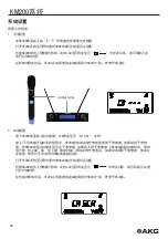 Preview for 24 page of Harman AKG KM200 Manual