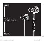 Harman AKG N200 Quick Start Manual preview