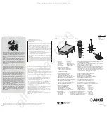 Preview for 1 page of Harman AKG WMS420 Quick Start Manual