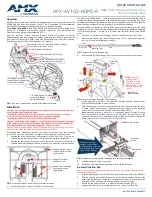 Preview for 1 page of Harman AMX HPX-AV102-HDMI-R Quick Start Manual