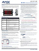 Harman AMX Modero G5 MD-1002 Quick Start Manual preview