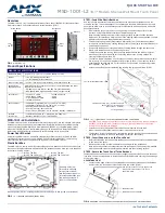 Preview for 1 page of Harman AMX MODERO S MSD-1001-L2 Quick Start Manual