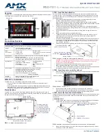 Harman AMX Modero S Series Quick Start Manual preview