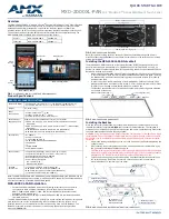 Harman AMX Modero X MXD-2000XL-PAN-L Quick Start Manual предпросмотр