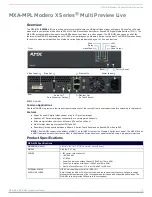 Preview for 5 page of Harman AMX Modero X Series Instruction Manual