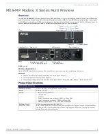 Preview for 8 page of Harman AMX Modero X Series Instruction Manual