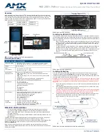 Preview for 1 page of Harman AMX MXD-2001-PAN Quick Start Manual