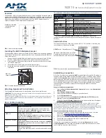 Harman AMX N2315 Quick Start Manual предпросмотр