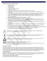 Preview for 2 page of Harman AMX N4000 Series Instruction Manual