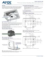 Harman AMX NXA-TTS43X-BL Quick Start Manual предпросмотр