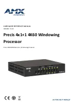 Preview for 1 page of Harman AMX PR-WP-412 Hardware Reference Manual