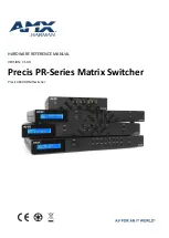 Harman AMX Precis PR Series Hardware Reference Manual предпросмотр