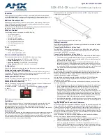 Предварительный просмотр 1 страницы Harman AMX Solecis DX-814-DX Quick Start Manual