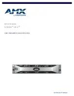 Harman AMX Vision V2-MASTER-0300 Instruction Manual preview