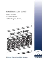 Harman AXYS TUNNEL IndustryAmp Dante TUN-590404 Installation & User Manual preview