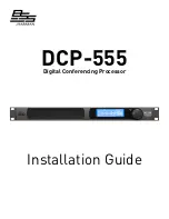 Harman BSS DCP-555 Installation Manual preview