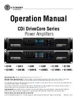 Harman Crown CDi DriveCore 4|300 Operation Manual preview