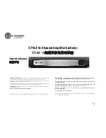 Preview for 1 page of Harman CROWN CT16S Operation Manual