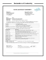 Preview for 3 page of Harman Crown DCi 4 1250DA Operation Manual