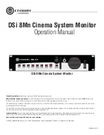 Предварительный просмотр 1 страницы Harman Crown DSi 8Mn Operation Manual