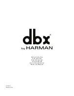 Предварительный просмотр 20 страницы Harman DBX 1066 Operation Manual