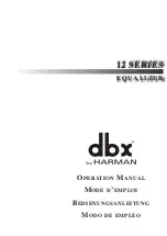 Harman dbx 12 Series Operation Manual preview