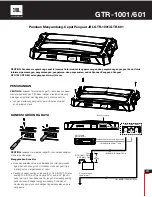 Preview for 35 page of Harman gtr-1001 Quick Start Manual