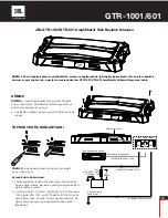 Preview for 37 page of Harman gtr-1001 Quick Start Manual