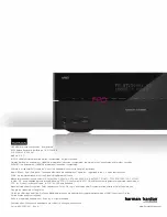 Предварительный просмотр 11 страницы Harman Harman/kardon AVR 1710 Quick Start Manual