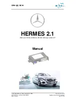 Предварительный просмотр 1 страницы Harman HERMES 2.1 Manual