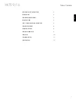 Preview for 3 page of Harman HKTS 9 User Manual