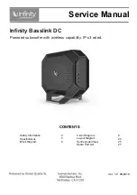 Preview for 1 page of Harman Infinity Basslink DC Service Manual