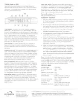 Preview for 3 page of Harman Infinity BassLink SM2 Quick Start Manual