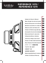 Harman Infinity REFERENCE 1270 Owner'S Manual preview