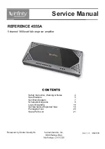 Harman Infinity REFERENCE 4555A Service Manual предпросмотр