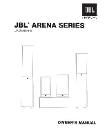 Preview for 1 page of Harman JBL ARENA 120 Owner'S Manual