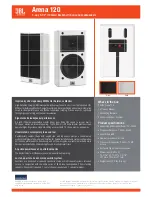 Preview for 11 page of Harman JBL ARENA 120 Owner'S Manual