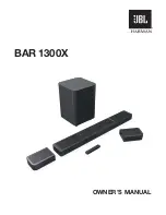 Harman JBL BAR 1300X Owner'S Manual preview