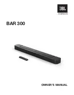 Harman JBL BAR 300 Owner'S Manual preview