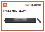 Harman JBL BAR 5.0 MULTIBEAM Quick Start Manual preview