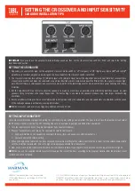 Preview for 7 page of Harman JBL BassPro SL2 Quick Start Manual