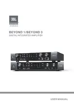 Preview for 1 page of Harman JBL BEYOND Series Manual