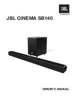 Preview for 1 page of Harman JBL CINEMA BAR 140 Owner'S Manual