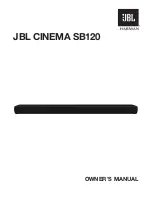 Preview for 1 page of Harman JBL CINEMA SB120 Owner'S Manual