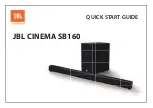 Harman JBL CINEMA SB160 Quick Start Manual preview