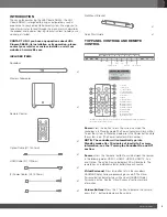 Предварительный просмотр 3 страницы Harman JBL CINEMA SB450 Owner'S Manual