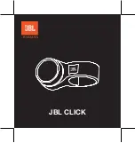 Harman JBL CLICK Quick Start Manual preview